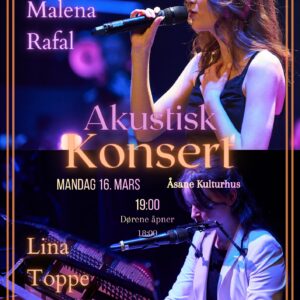 Lina Toppe og Malena Rafal 16. mars 2026, kl. 19:00